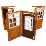 Casuta de joaca Garden View Kidkraft - din lemn pentru copii in gradina 